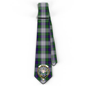 Murray of Atholl Dress Tartan Classic Necktie with Family Crest