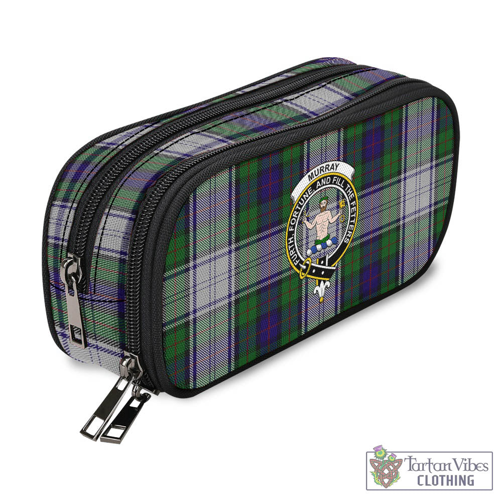 Tartan Vibes Clothing Murray of Atholl Dress Tartan Pen and Pencil Case with Family Crest