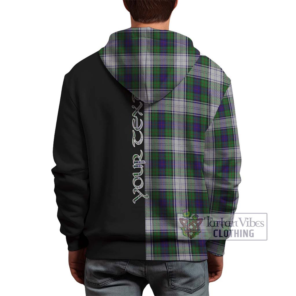 Murray of Atholl Dress Tartan Hoodie with Family Crest and Half Of Me Style - Tartanvibesclothing Shop