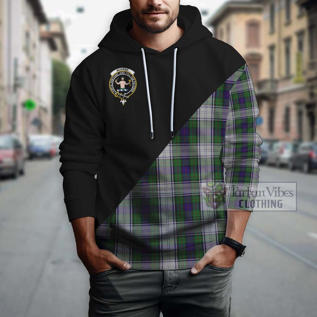 Murray of Atholl Dress Tartan Hoodie with Family Crest and Military Logo Style - Tartanvibesclothing Shop