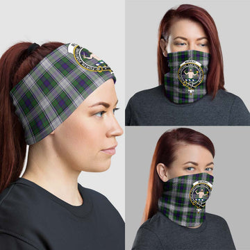 Murray of Atholl Dress Tartan Neck Gaiters, Tartan Bandanas, Tartan Head Band with Family Crest