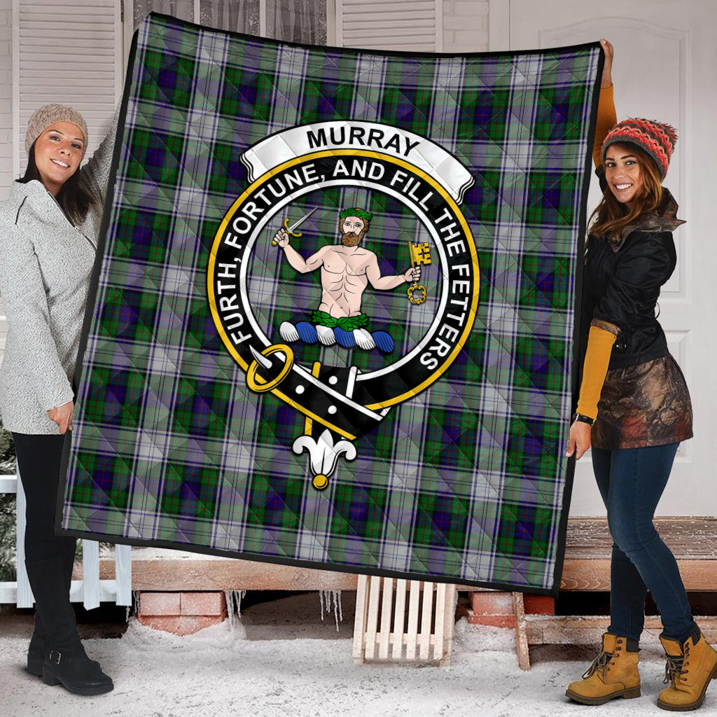 murray-of-atholl-dress-tartan-quilt-with-family-crest