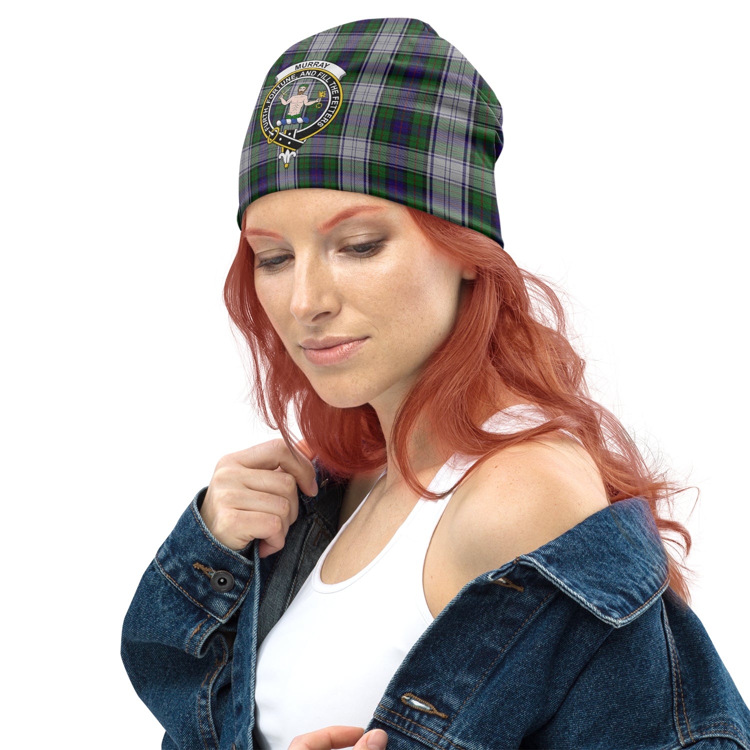 murray-of-atholl-dress-tartan-beanies-hat-with-family-crest