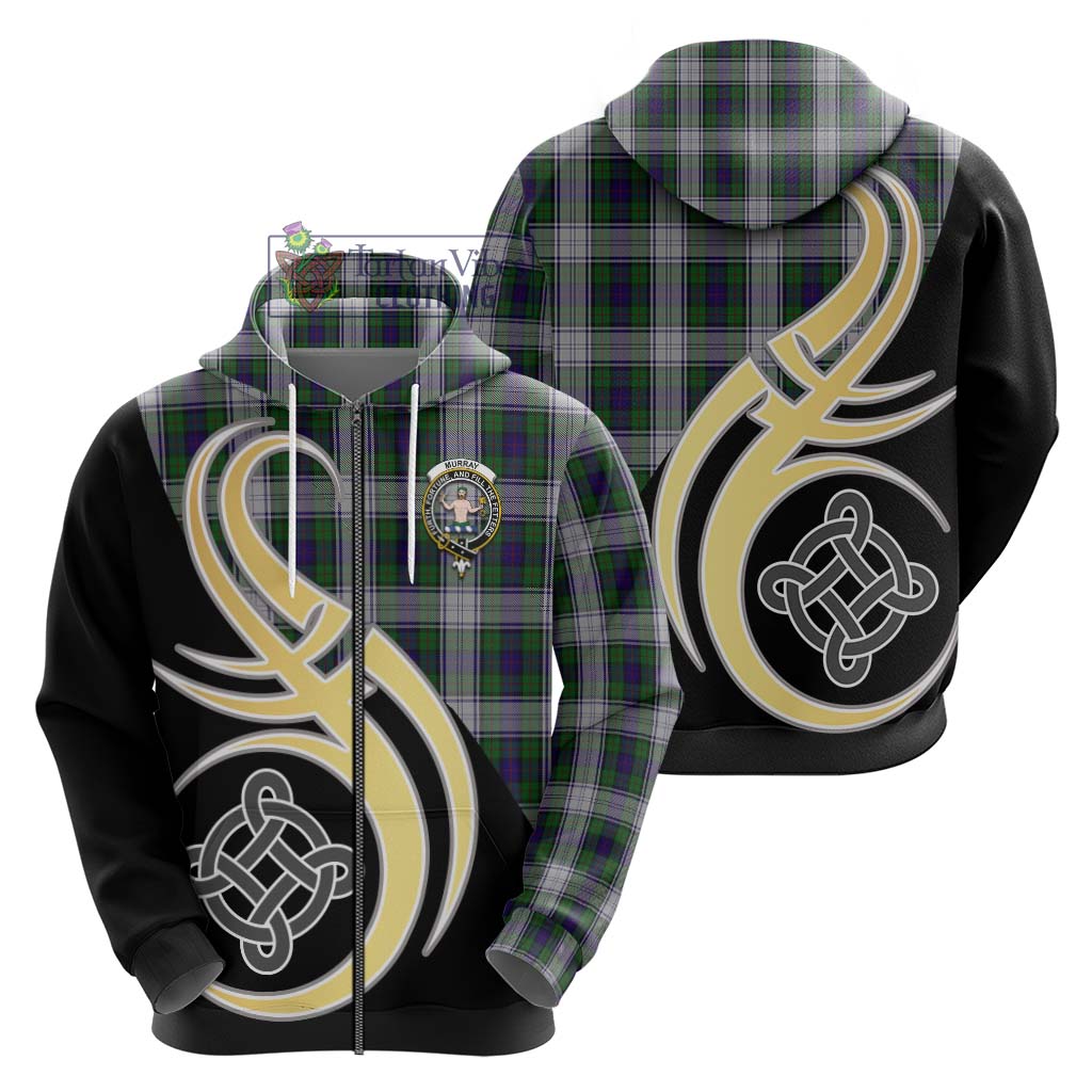 Murray of Atholl Dress Tartan Hoodie with Family Crest and Celtic Symbol Style - Tartan Vibes Clothing