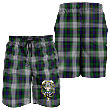 Murray of Atholl Dress Tartan Mens Shorts with Family Crest