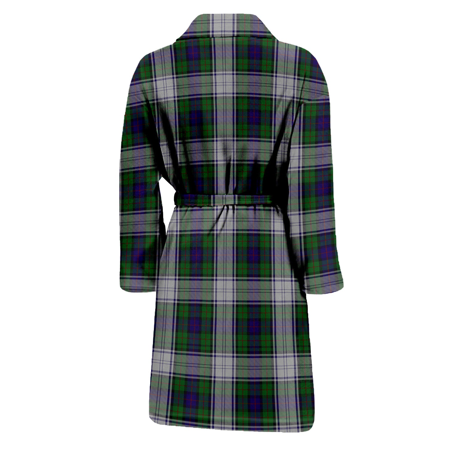 Murray of Atholl Dress Tartan Bathrobe with Family Crest - Tartan Vibes Clothing