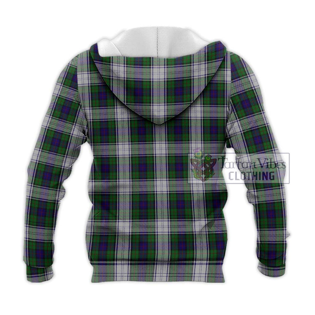 Murray of Atholl Dress Tartan Knitted Hoodie with Family Crest DNA In Me Style - Tartanvibesclothing Shop