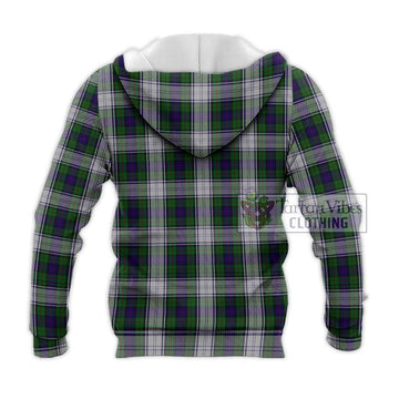 Murray of Atholl Dress Tartan Knitted Hoodie with Family Crest DNA In Me Style