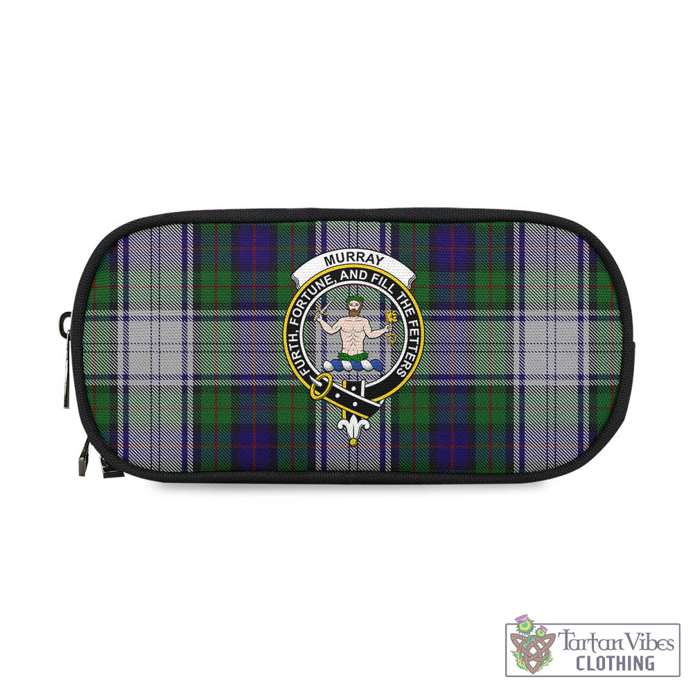 Tartan Vibes Clothing Murray of Atholl Dress Tartan Pen and Pencil Case with Family Crest