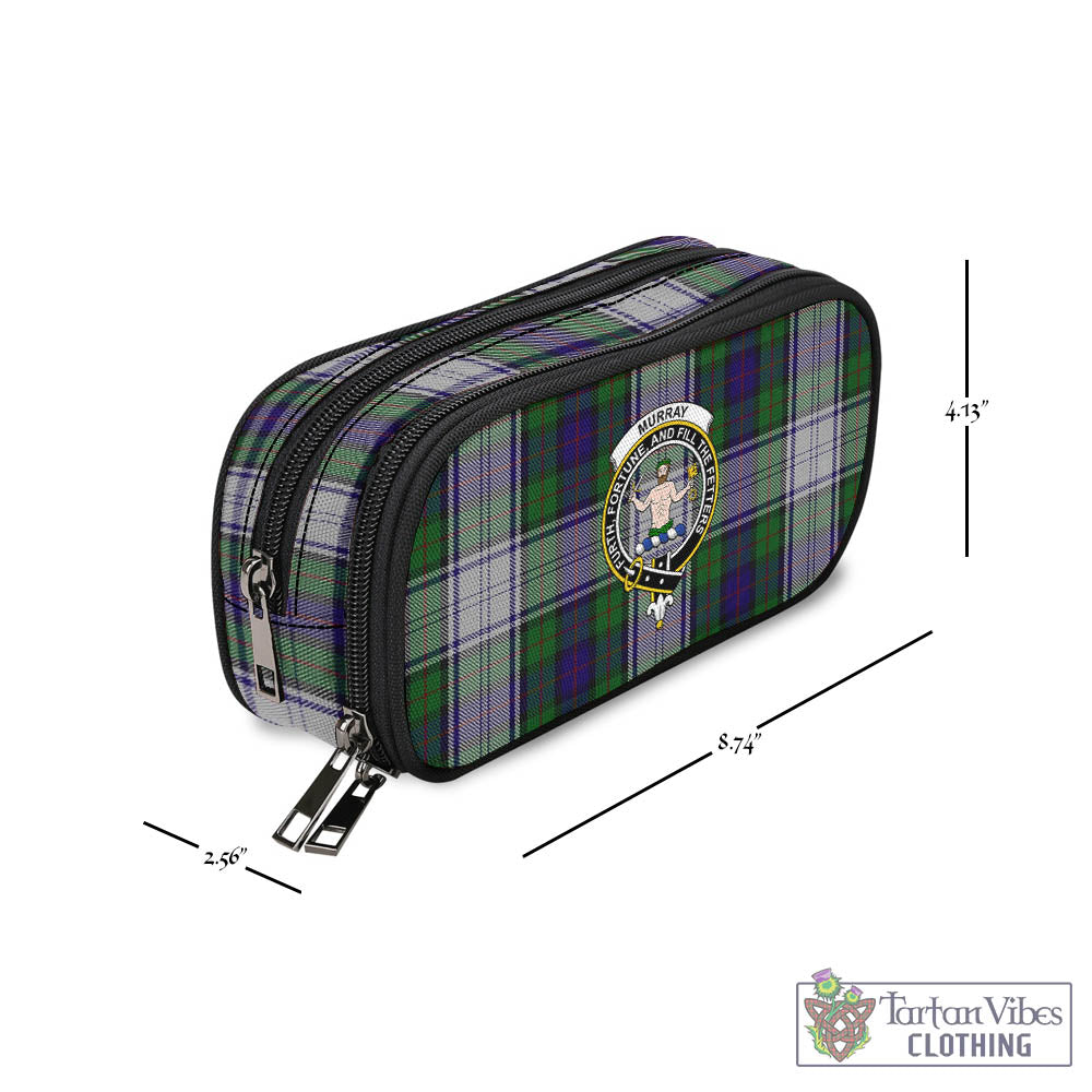 Tartan Vibes Clothing Murray of Atholl Dress Tartan Pen and Pencil Case with Family Crest