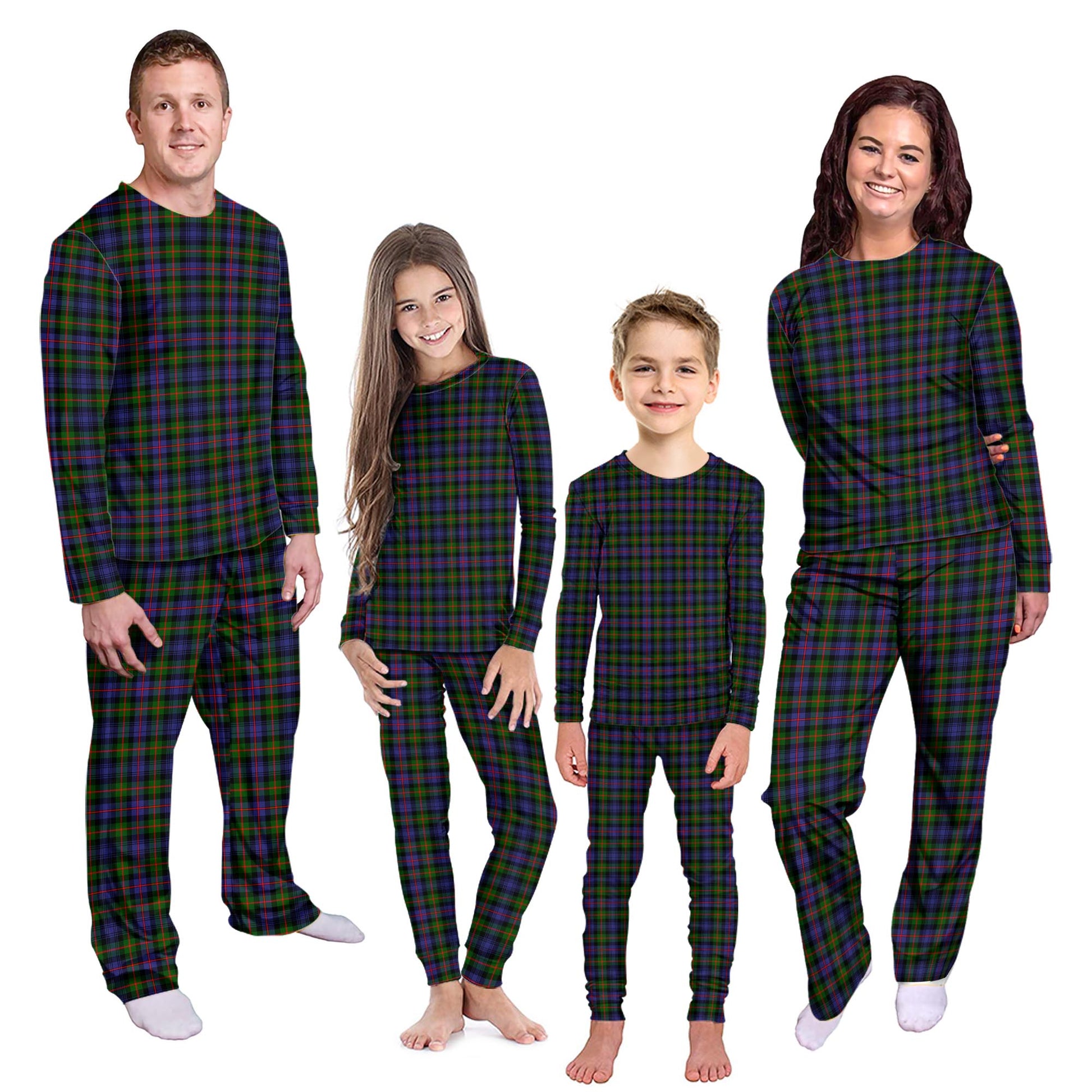 Murray of Atholl Modern Tartan Pajamas Family Set Kid - Tartan Vibes Clothing