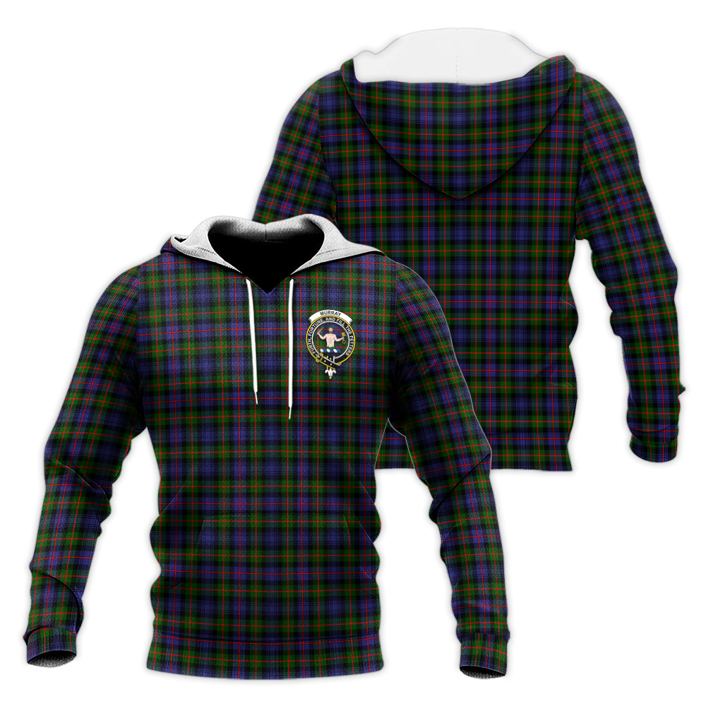 murray-of-atholl-modern-tartan-knitted-hoodie-with-family-crest