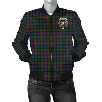 Murray of Atholl Modern Tartan Bomber Jacket with Family Crest