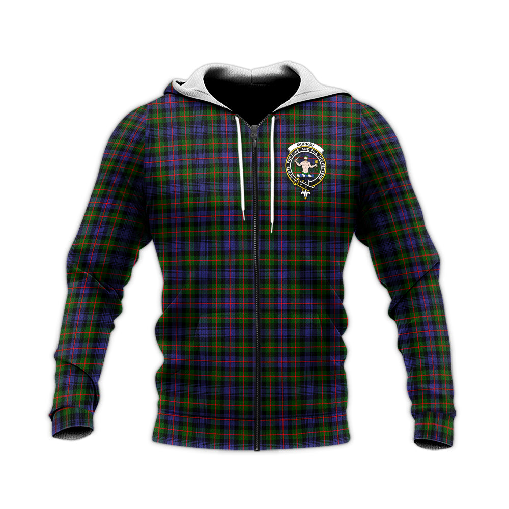 murray-of-atholl-modern-tartan-knitted-hoodie-with-family-crest