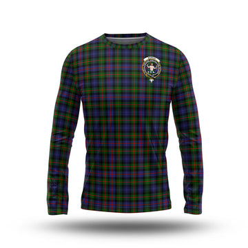 Murray of Atholl Modern Tartan Long Sleeve T-Shirt with Family Crest