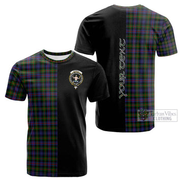 Murray of Atholl Modern Tartan Cotton T-shirt with Family Crest and Half Of Me Style