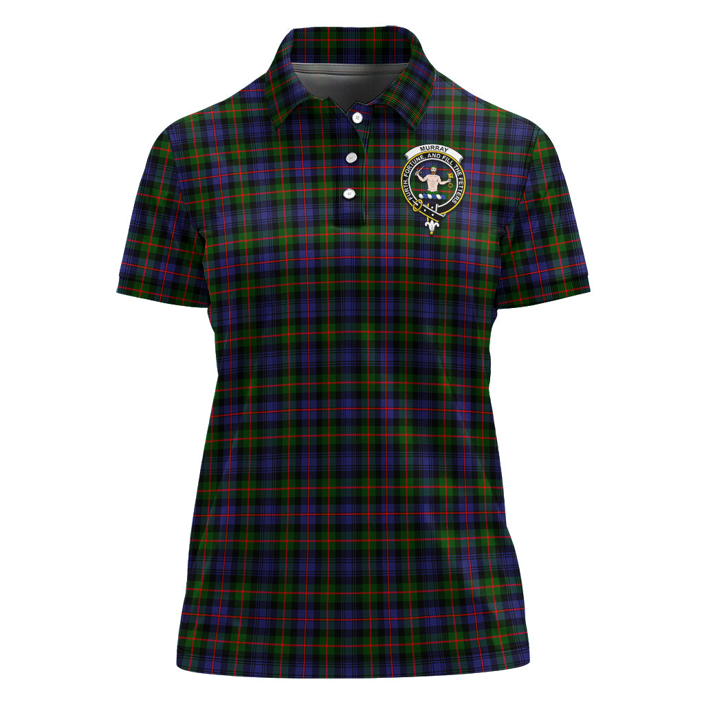 murray-of-atholl-modern-tartan-polo-shirt-with-family-crest-for-women