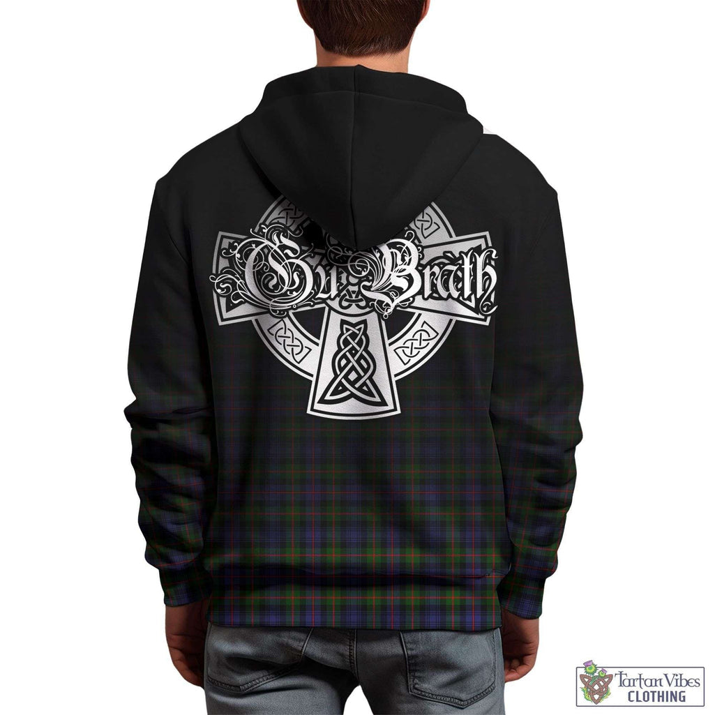 Tartan Vibes Clothing Murray of Atholl Modern Tartan Hoodie Featuring Alba Gu Brath Family Crest Celtic Inspired