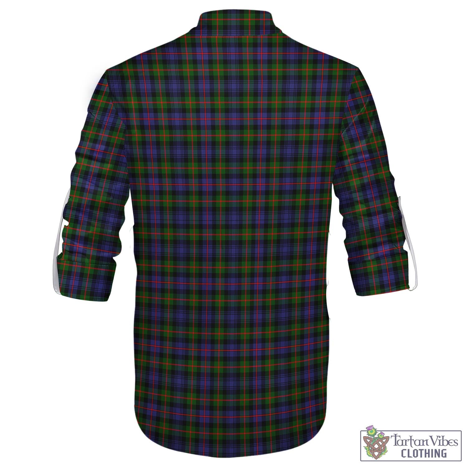 Tartan Vibes Clothing Murray of Atholl Modern Tartan Men's Scottish Traditional Jacobite Ghillie Kilt Shirt