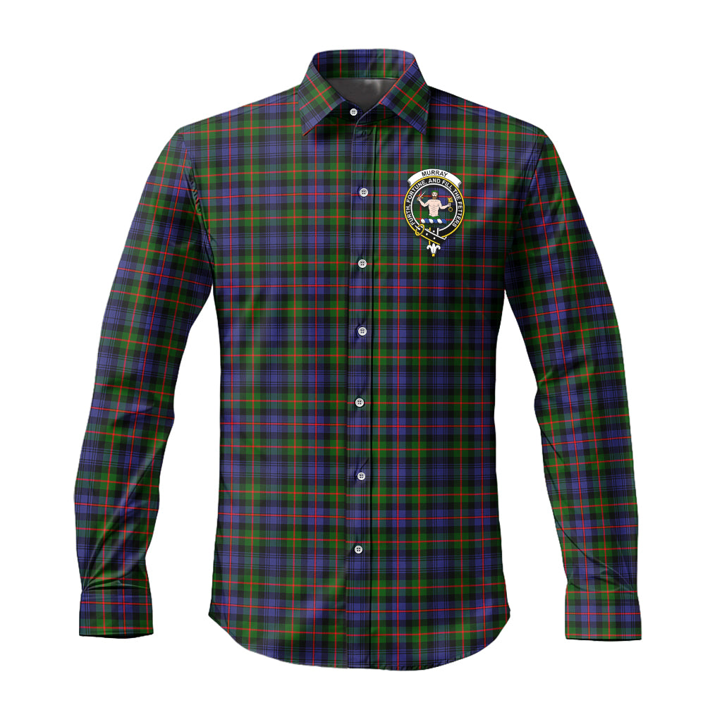 murray-of-atholl-modern-tartan-long-sleeve-button-up-shirt-with-family-crest