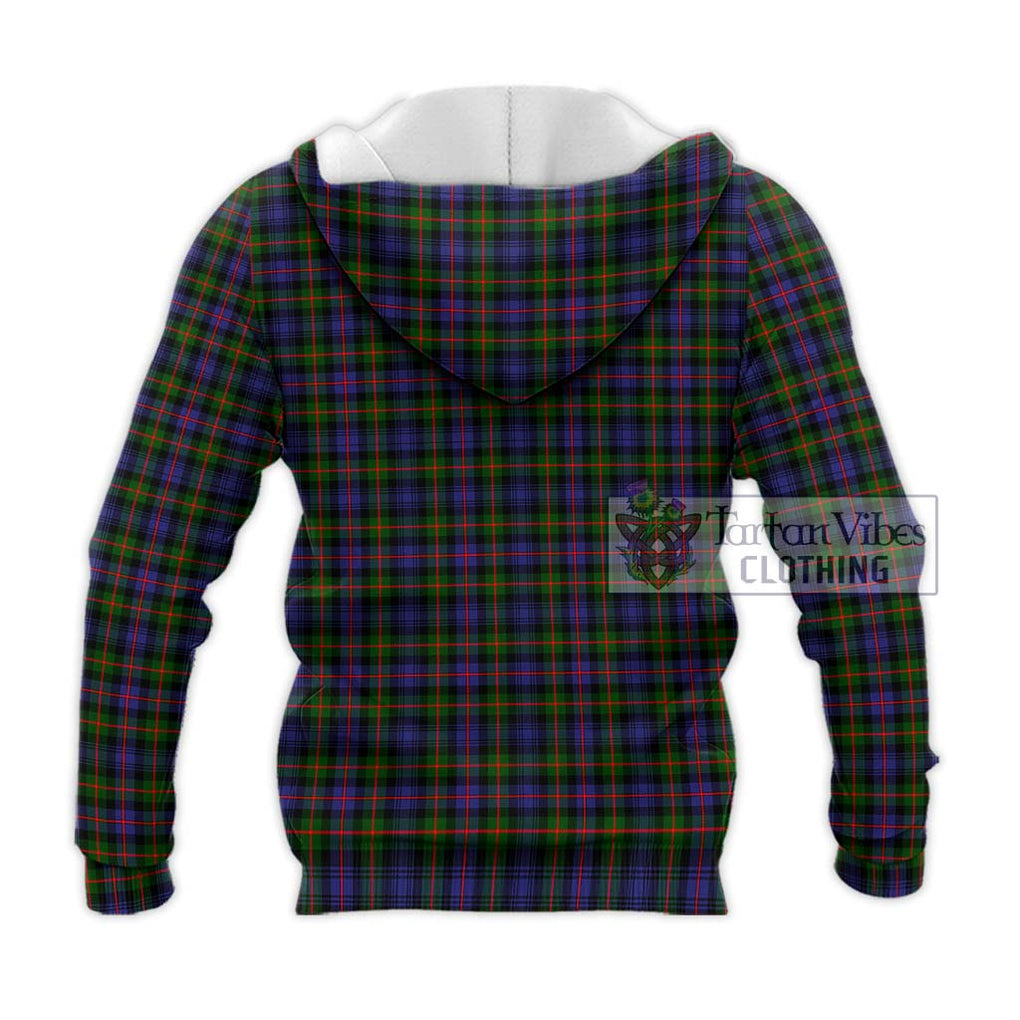 Murray of Atholl Modern Tartan Knitted Hoodie with Family Crest DNA In Me Style - Tartanvibesclothing Shop