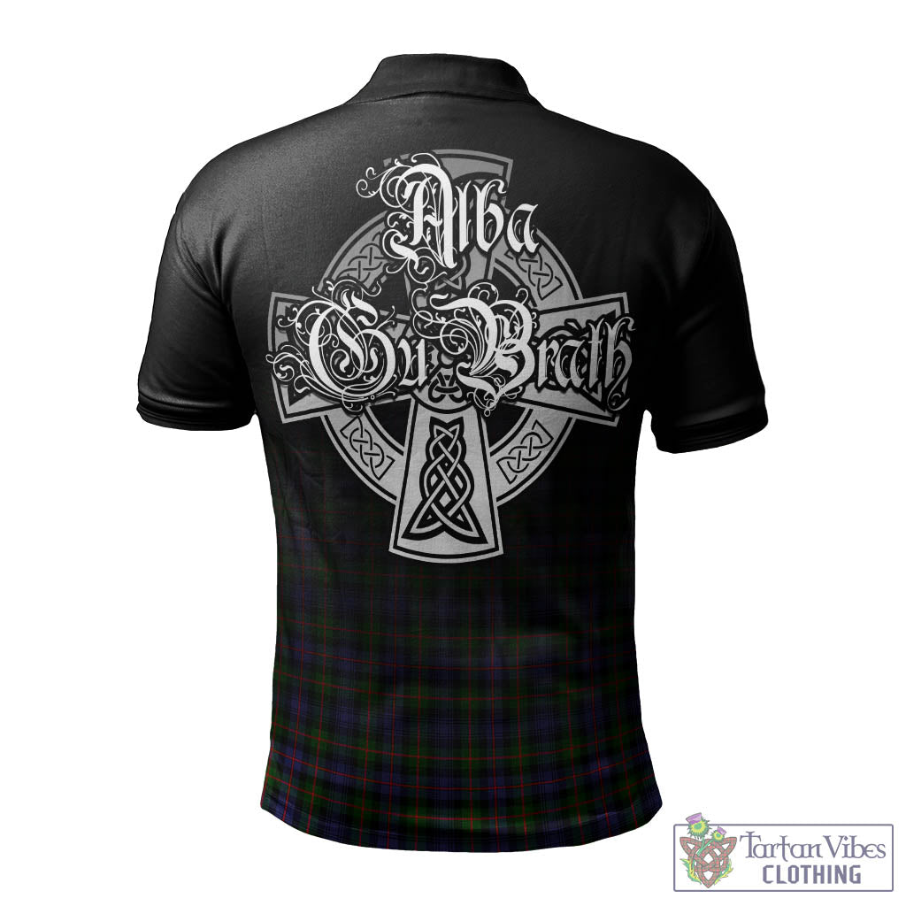 Tartan Vibes Clothing Murray of Atholl Modern Tartan Polo Shirt Featuring Alba Gu Brath Family Crest Celtic Inspired