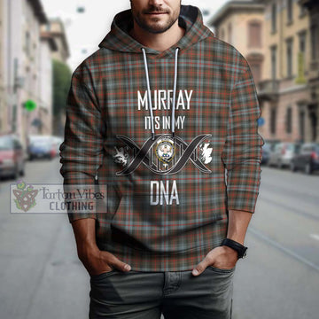 Murray of Atholl Weathered Tartan Hoodie with Family Crest DNA In Me Style