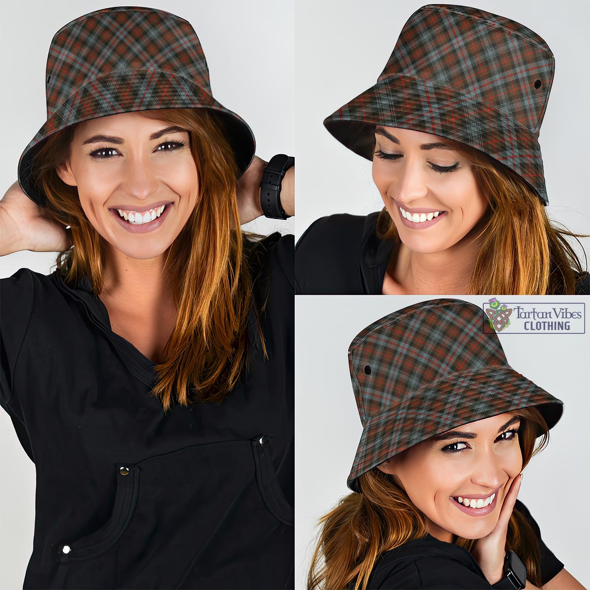 Tartan Vibes Clothing Murray of Atholl Weathered Tartan Bucket Hat