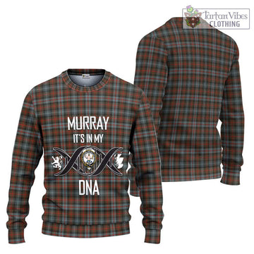 Murray of Atholl Weathered Tartan Ugly Sweater with Family Crest DNA In Me Style