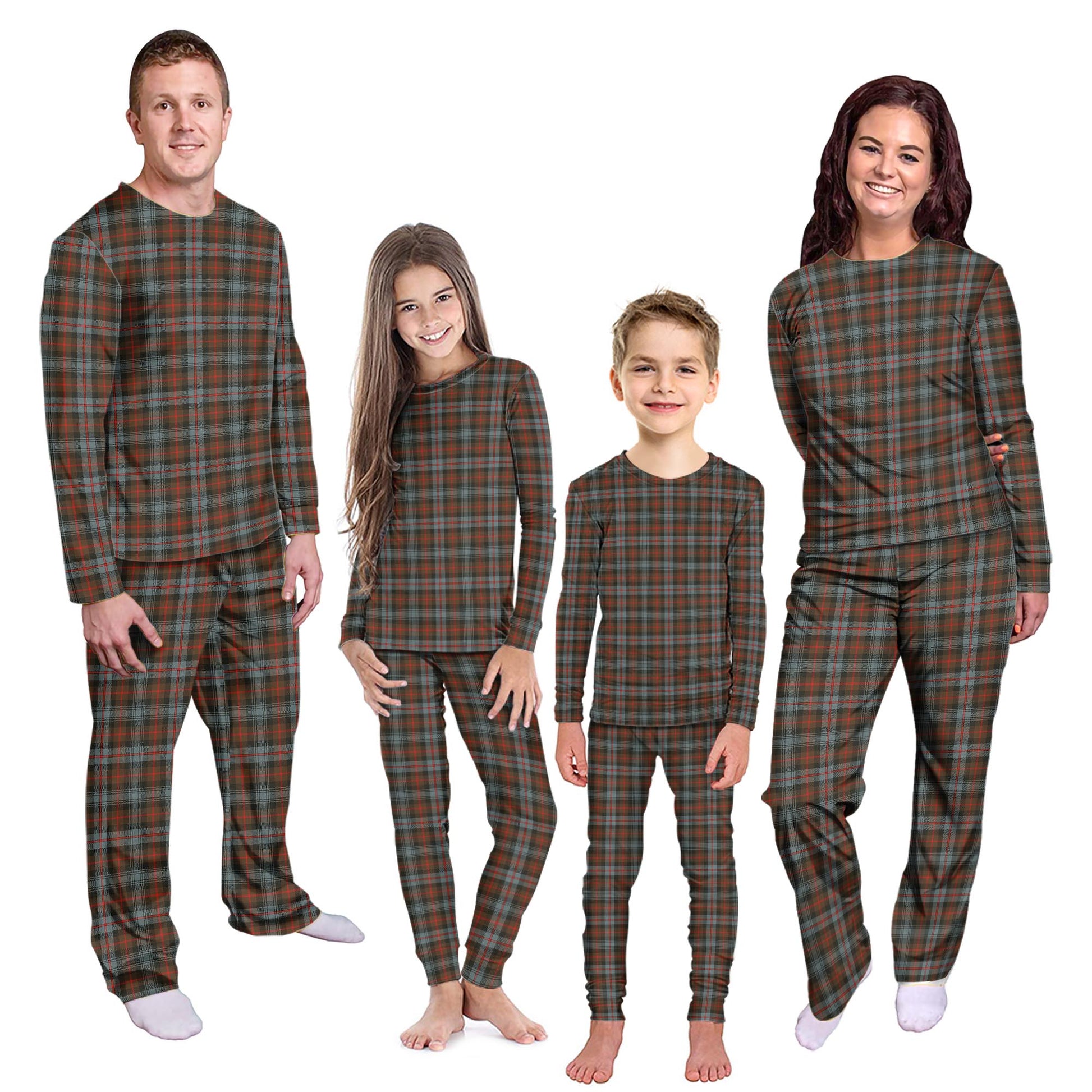 Murray of Atholl Weathered Tartan Pajamas Family Set Kid - Tartan Vibes Clothing