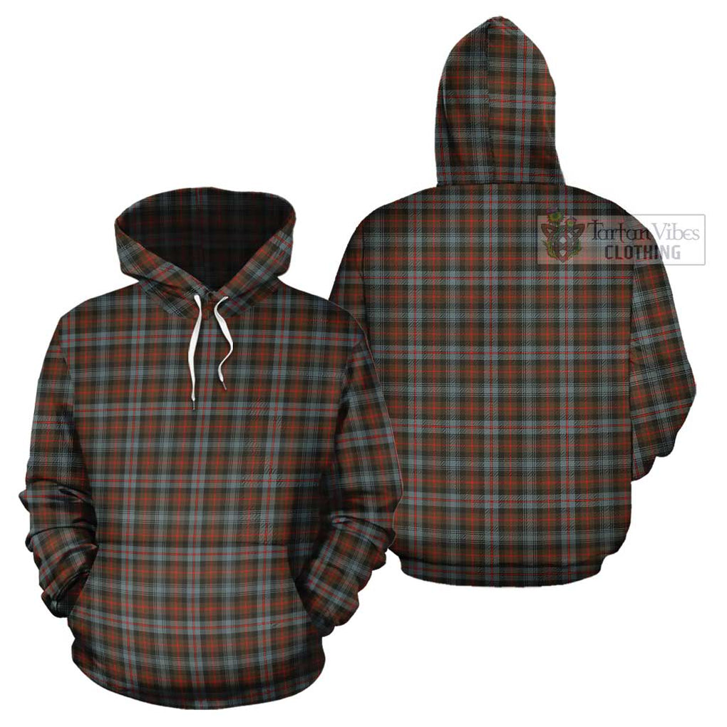 Murray of Atholl Weathered Tartan Cotton Hoodie Pullover Hoodie - Tartan Vibes Clothing