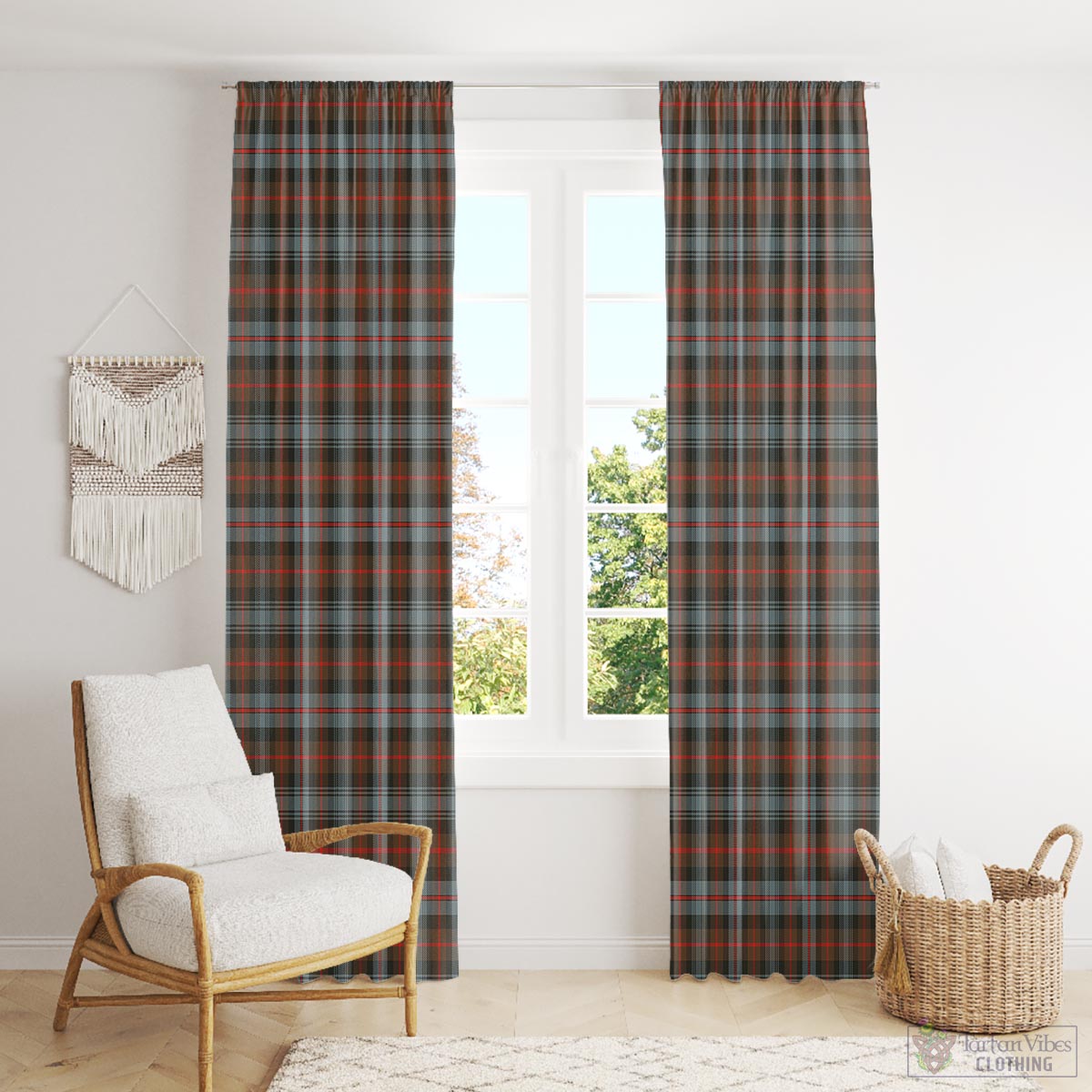 Murray of Atholl Weathered Tartan Window Curtain