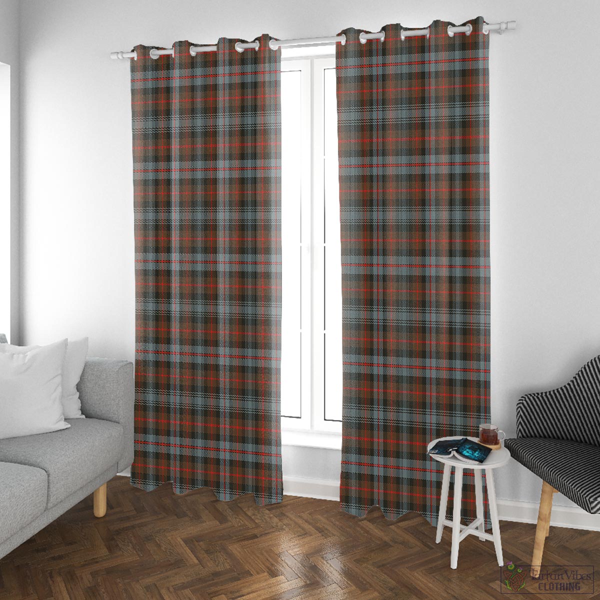 Murray of Atholl Weathered Tartan Window Curtain