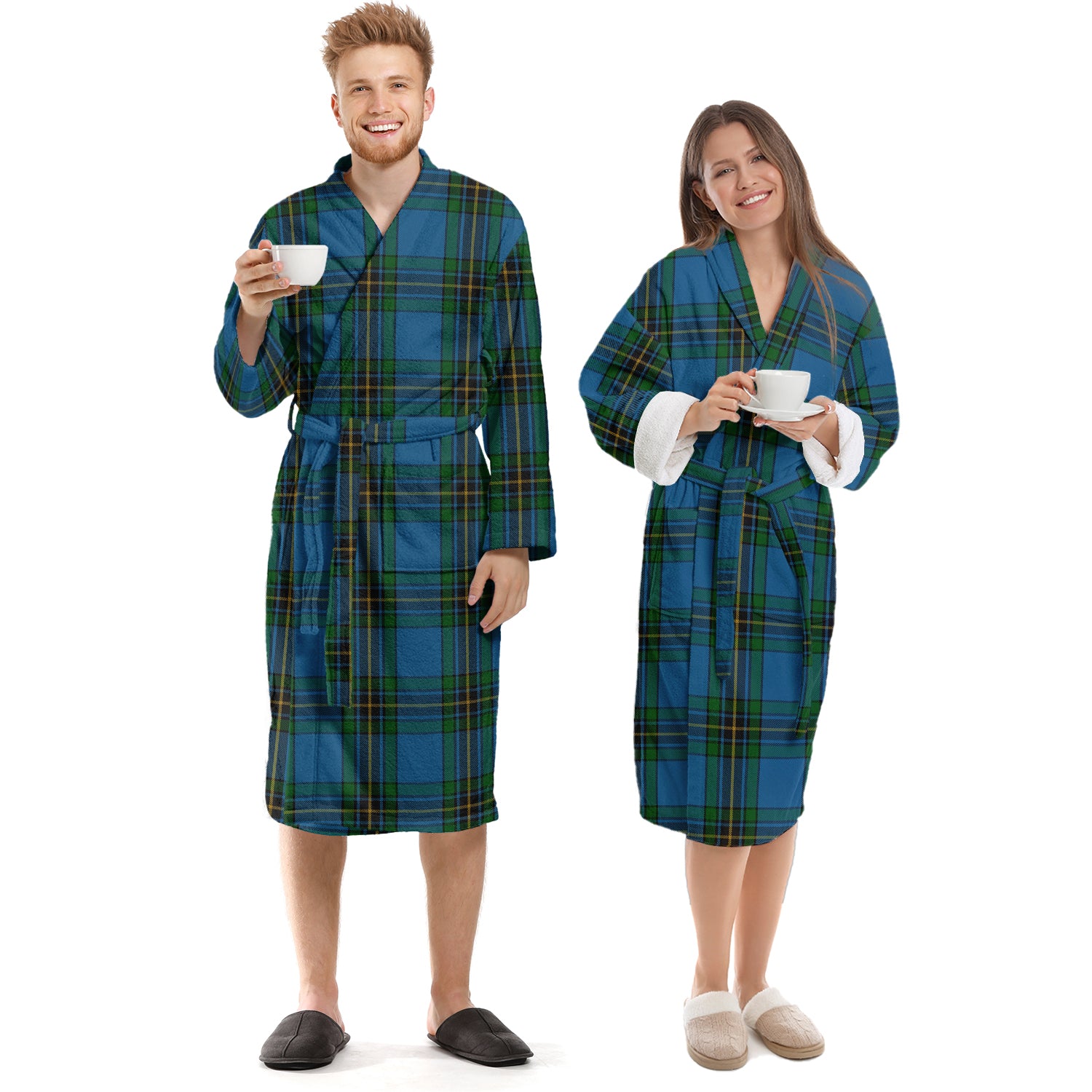 Murray of Elibank Tartan Bathrobe Unisex S - Tartan Vibes Clothing