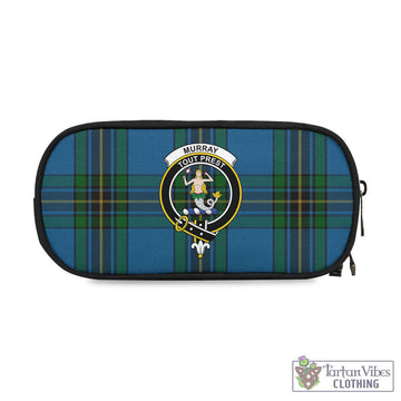 Murray of Elibank Tartan Pen and Pencil Case with Family Crest