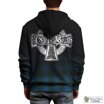 Murray of Elibank Tartan Hoodie Featuring Alba Gu Brath Family Crest Celtic Inspired