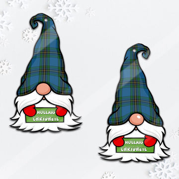 Murray of Elibank Gnome Christmas Ornament with His Tartan Christmas Hat