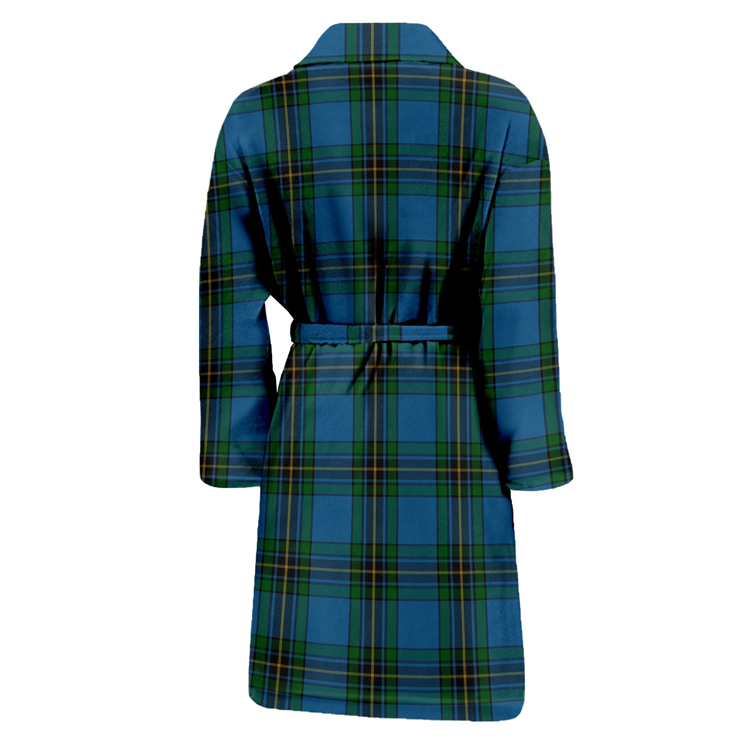 Murray of Elibank Tartan Bathrobe with Family Crest - Tartan Vibes Clothing