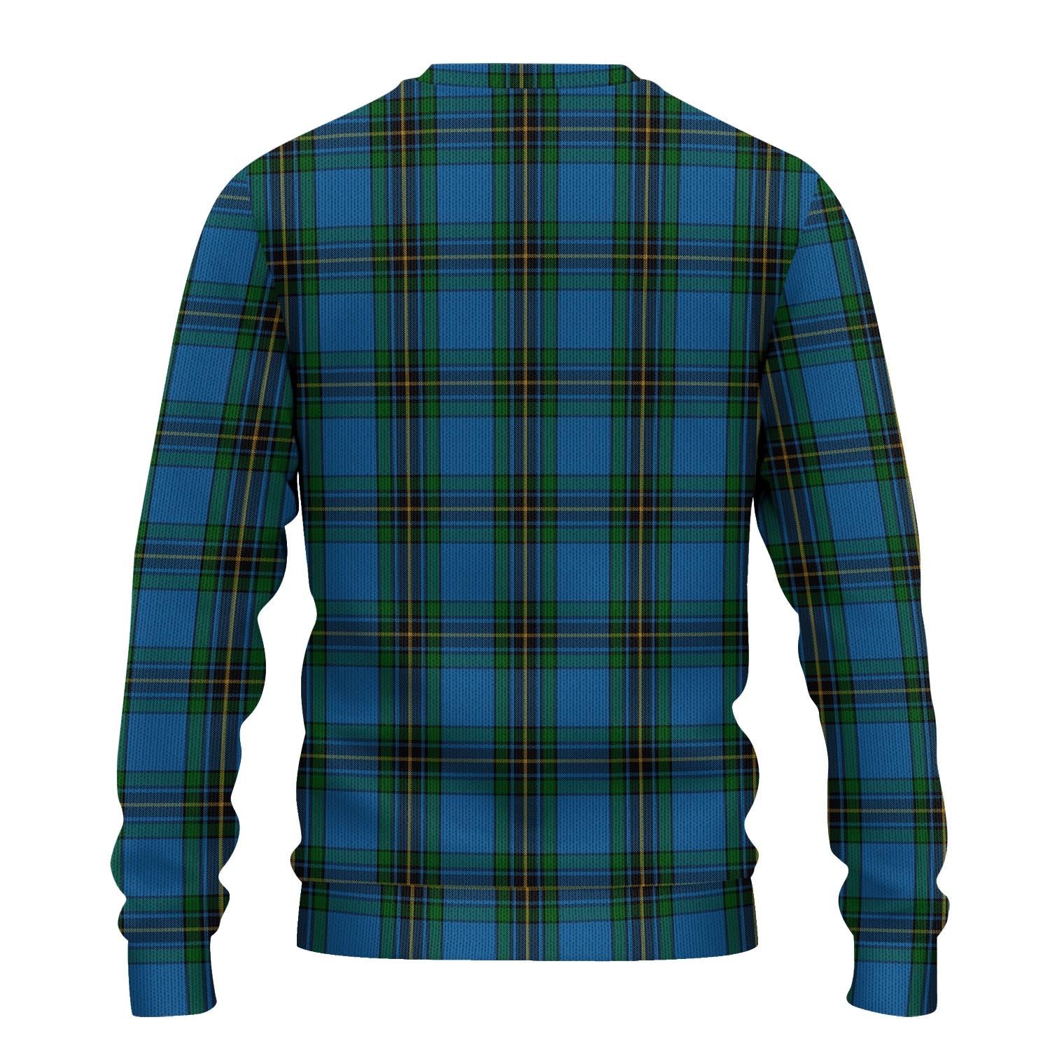 Murray of Elibank Tartan Knitted Sweater with Family Crest - Tartanvibesclothing