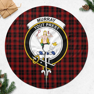 Murray of Ochtertyre Tartan Christmas Tree Skirt with Family Crest