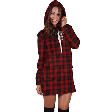 Murray of Ochtertyre Tartan Hoodie Dress with Family Crest