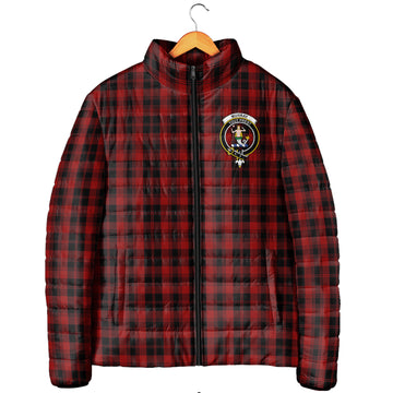 Murray of Ochtertyre Tartan Padded Jacket with Family Crest