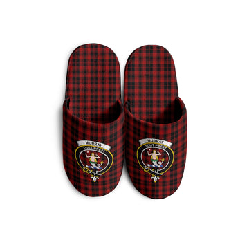 Murray of Ochtertyre Tartan Home Slippers with Family Crest