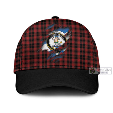 Murray of Ochtertyre Tartan Classic Cap with Family Crest In Me Style