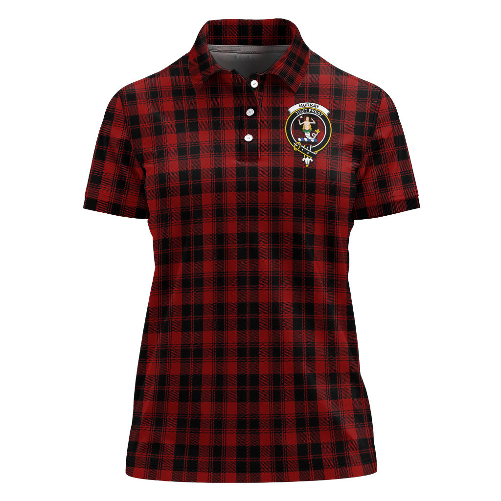 murray-of-ochtertyre-tartan-polo-shirt-with-family-crest-for-women