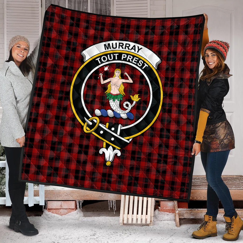 murray-of-ochtertyre-tartan-quilt-with-family-crest