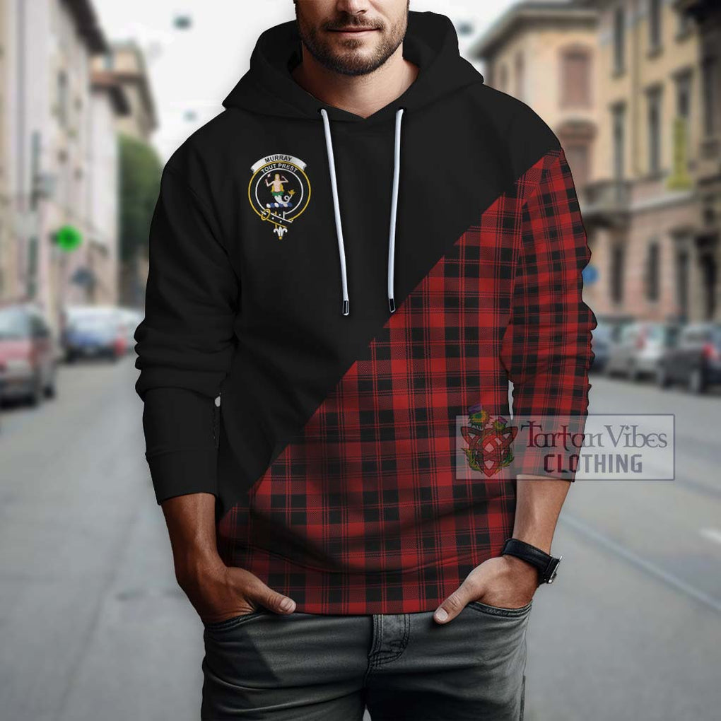 Murray of Ochtertyre Tartan Hoodie with Family Crest and Military Logo Style - Tartanvibesclothing Shop