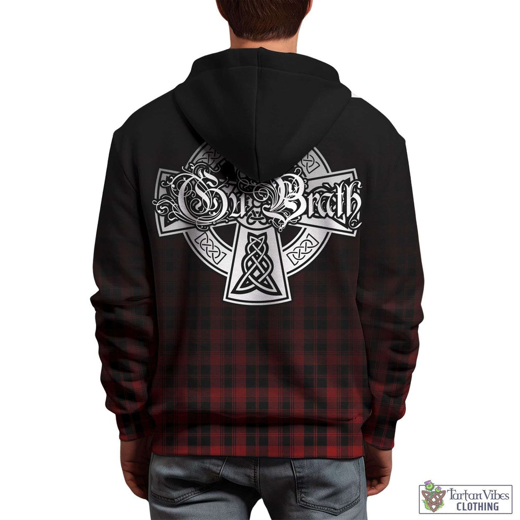 Tartan Vibes Clothing Murray of Ochtertyre Tartan Hoodie Featuring Alba Gu Brath Family Crest Celtic Inspired