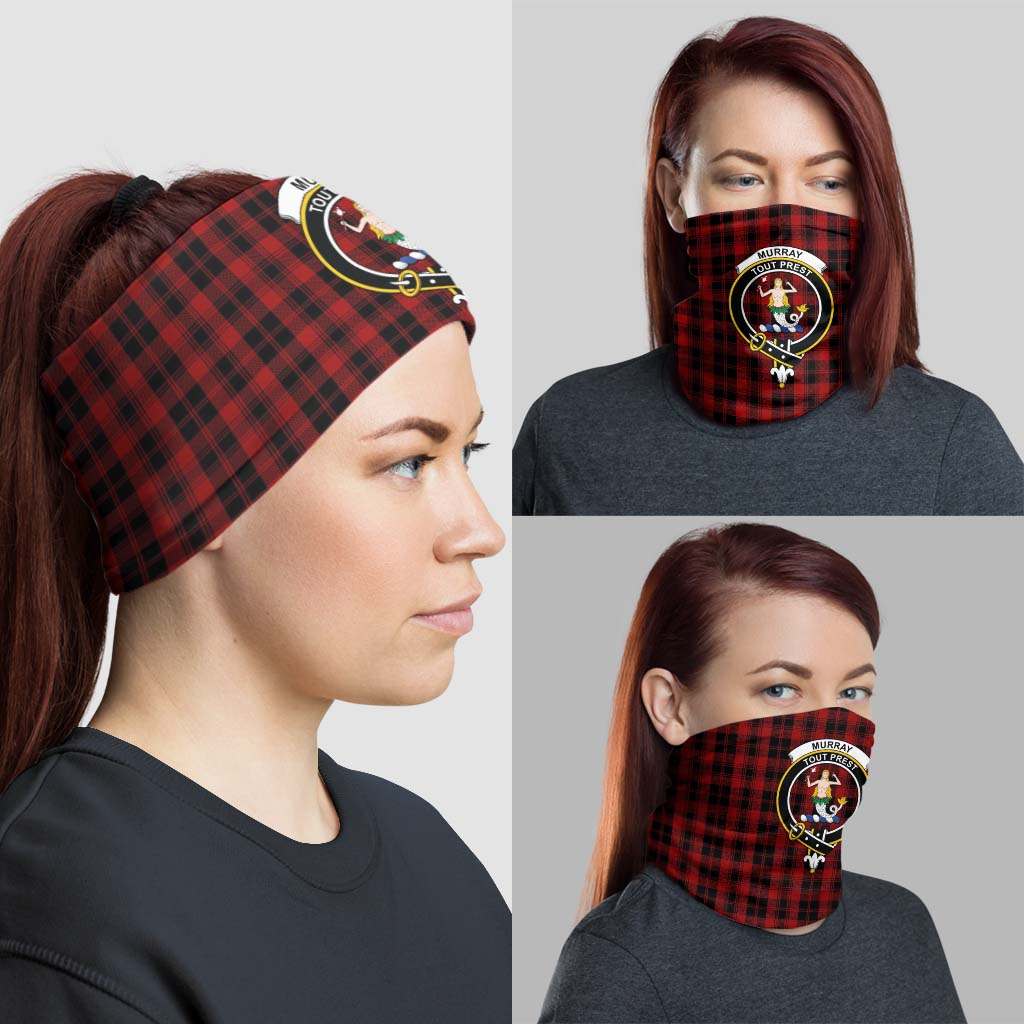 Murray of Ochtertyre Tartan Neck Gaiters, Tartan Bandanas, Tartan Head Band with Family Crest