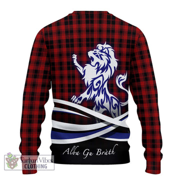 Murray of Ochtertyre Tartan Ugly Sweater with Alba Gu Brath Regal Lion Emblem